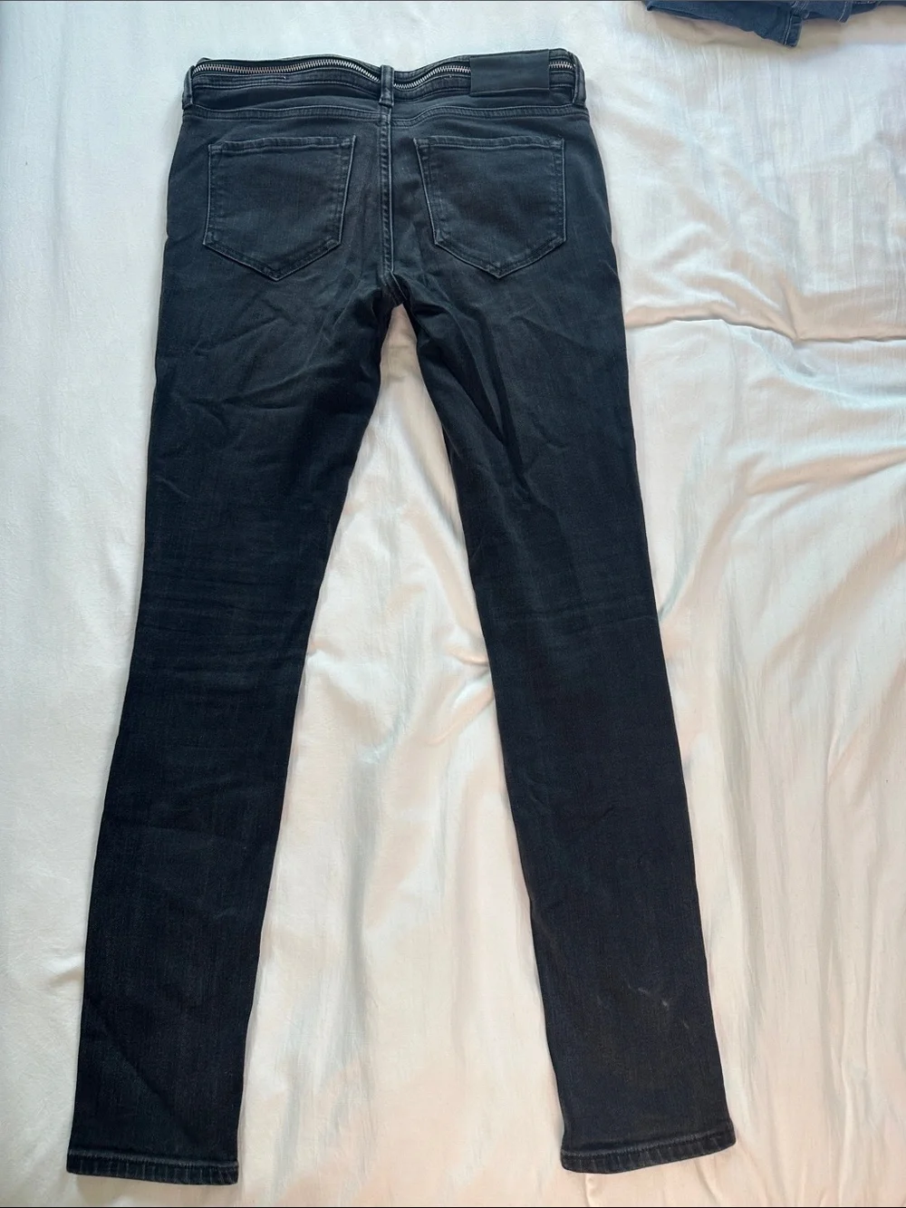 Black All Saints Low Rise Skinny Fit Women’s Jeans